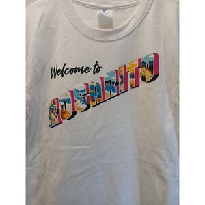 Welcome to Rosarito Mexico T-Shirt  Ensenada Cruise Souvenir Top Size Medium M
